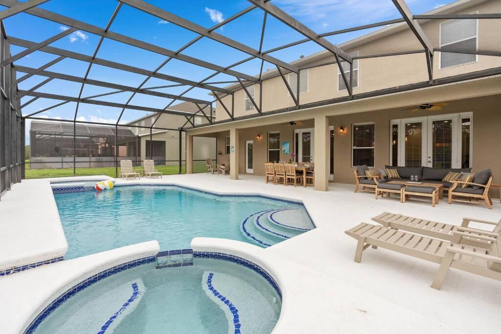 Lakeview W/8 Bedroom 5 Kingsuite 3 Miles To Disney كيسيمي المظهر الخارجي الصورة